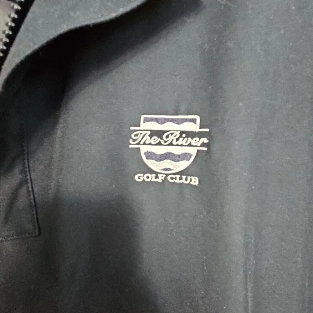 Callaway Men's XL  Golf Sport Outerwear Pullover Windbreaker Shirt Blue Beige - Picture 2 of 16